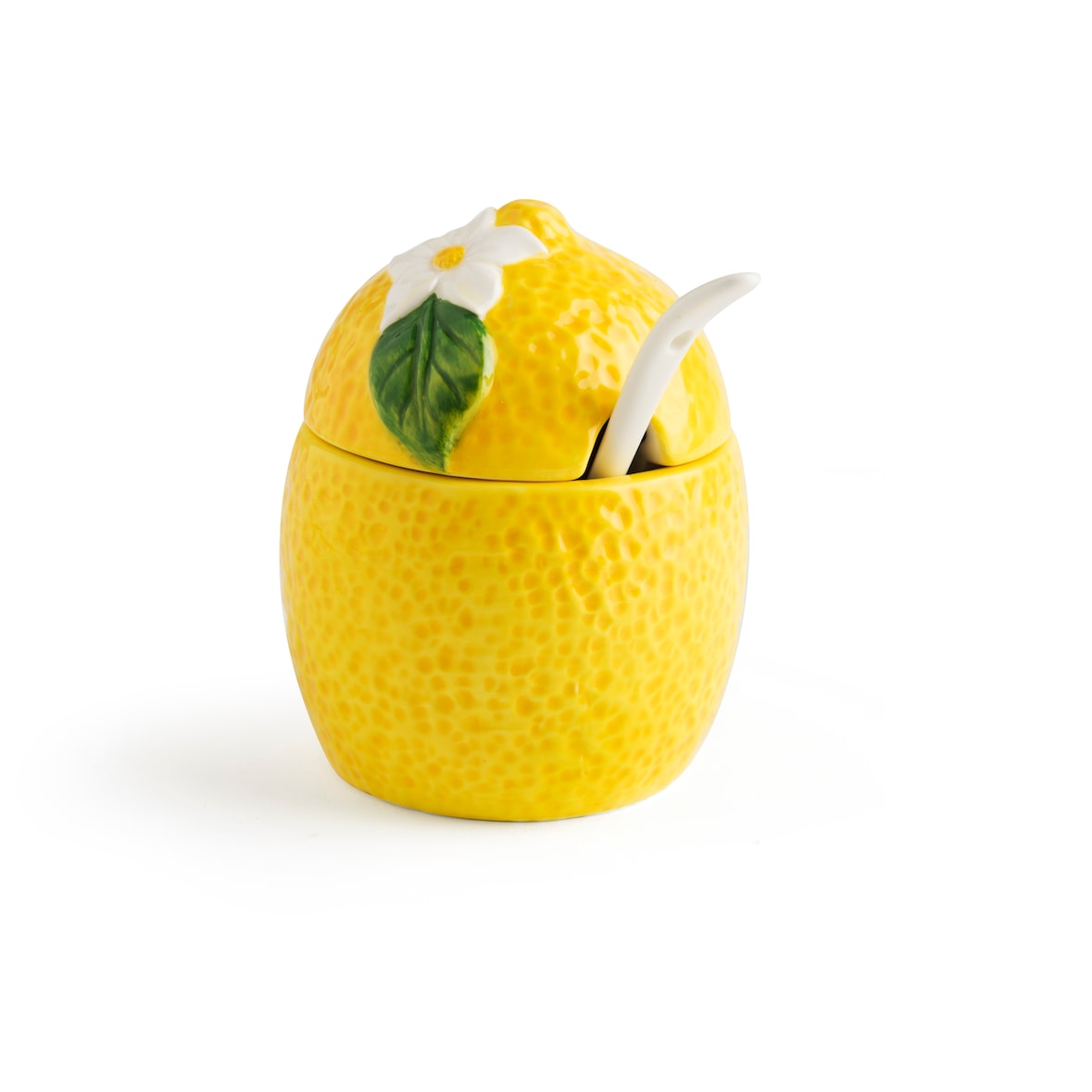 Excelsa sucrier / fromagerie Amalfi céramique 15 cl jaune