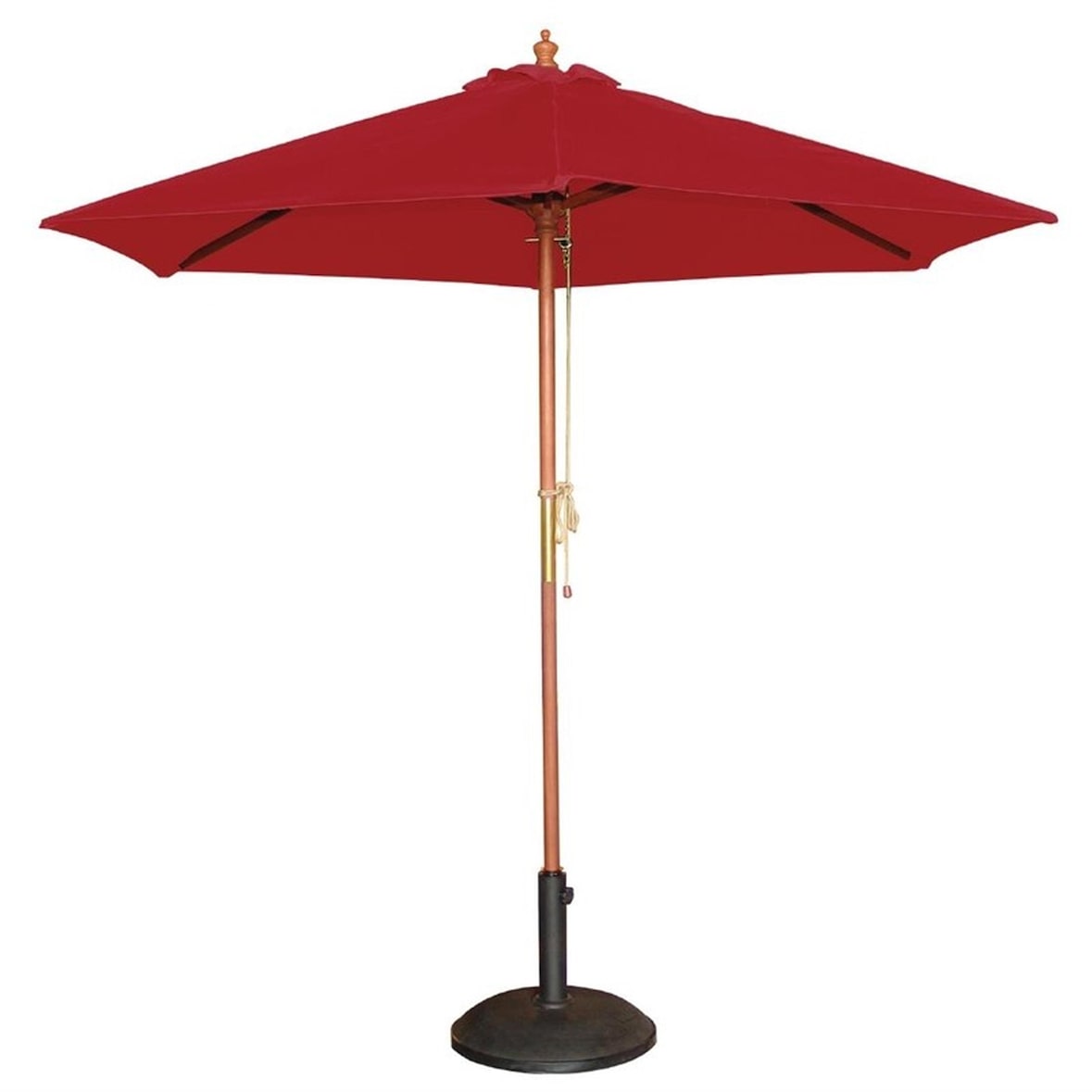 Bolero runder Sonnenschirm - Ø 3m - rot
