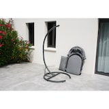thumbnail of Balancelle de jardin en acier avec coussins gris - LACANAU