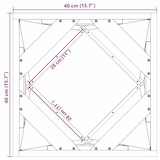 thumbnail of vidaXL Pflanzkübel Silber 40 x 40 x 40 cm Edelstahl
