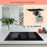 thumbnail of Klarstein Full House Down Air System Induktionsherd + Dunstabzugshaube 477 m³/h Schwarz