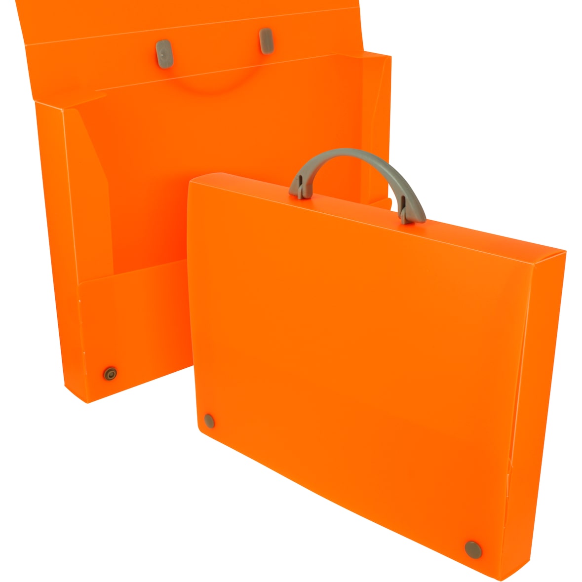 Maletín PP tamaño folio Fluorgraf Naranja