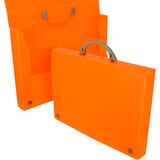 thumbnail of Maletín PP tamaño folio Fluorgraf Naranja