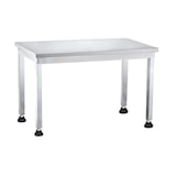 thumbnail of Mesa de trabalho em aço inoxidável 1000 x 600 sem backsplash, sem prateleira