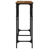 thumbnail of vidaXL Wandtafel Oud hout 140 x 29 x 75 cm Bewerkt hout