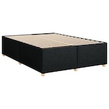 thumbnail of vidaXL Boxspringbett mit Matratze Schwarz 140x190 cm Stoff