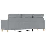 thumbnail of vidaXL 3-Sitzer-Sofa Hellgrau 180 cm Stoff