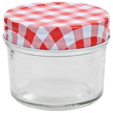 thumbnail of Pots à Confiture Couvercles Blanc Et Rouge 96 Pcs Verre 110 Ml