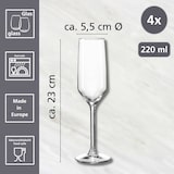 thumbnail of Ritzenhoff & Breker Rumba Sektglas 220 ml 4er Set