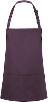 thumbnail of Short Bib Apron Basic with Buckle and Pocket: One Size / Pine Green