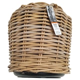 thumbnail of Pflanzkorb Sylter Korb Rattan 50x52cm 40 Liter Rund Natur Drypot Garten Terrasse Blumen