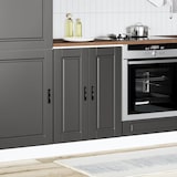 thumbnail of Küchenunterschrank THEO Schwarz 60x46x81,5 cm | Küche Unterschrank mit Türen
