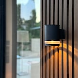 thumbnail of Lumisky 2 HELIO 200LM Solar-Wandleuchten Stahl Schwarz