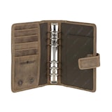 thumbnail of Greenburry Terminplaner Leder A6 (14x19cm) Terminkalender Organizer braun inkl Kalender