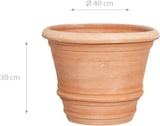 thumbnail of Biscottini Blumentöpfe 40x40x30 - Runder Terrakotta Topf - Zimmerpflanzentöpfe - Blumenkasten für den Außenbereich Made in Italy - Runder Balkontopf