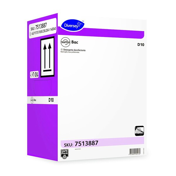 SUMA | Bac D10 - Detergente desinfectante - 10 L
