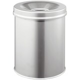 thumbnail of Durable 3305 23 Papierkorb Safe rund 15 Liter, metallic silber