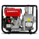 thumbnail of EBERTH 6,5PS Wasserpumpe 60.000l/h, 30m Förderhöhe, 3" Anschluss, Schmutzwasserpumpe, 4-Takt-Benzinmotor, 7m Ansaughöhe, Seilzugstart, Metallfuß