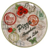 thumbnail of 2er Set Pizzateller Charme Red + Charme grün - Rom rot + Moskau grün - 33cm - 04018#ZCHAR + 04018#ZCHAV