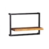 thumbnail of Etagère murale industrielle 50 cm en bois de manguier massif naturel Allister