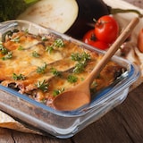 thumbnail of Relaxdays Auflaufform Set, 2 Größen, Glas, Ofenformen für Lasagne, Gratin, Tiramisu, spülmaschinengeeignet, transparent