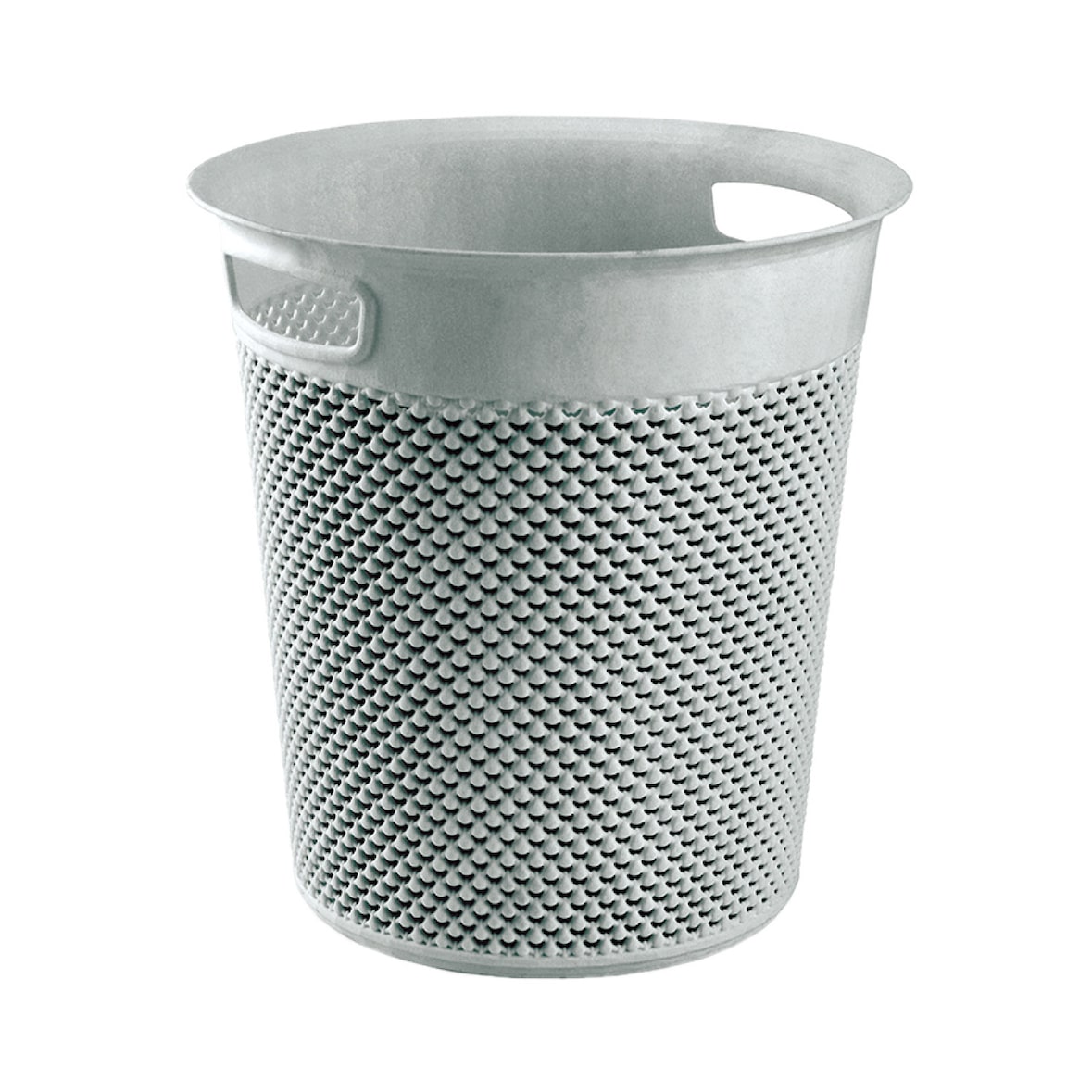 Cesto Médio Redondo 12 Litros Cinza 7house