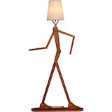 thumbnail of COSTWAY Luminária de Chão de Figura Artística Articulada em Madeira, Luminária de Chão Divertida