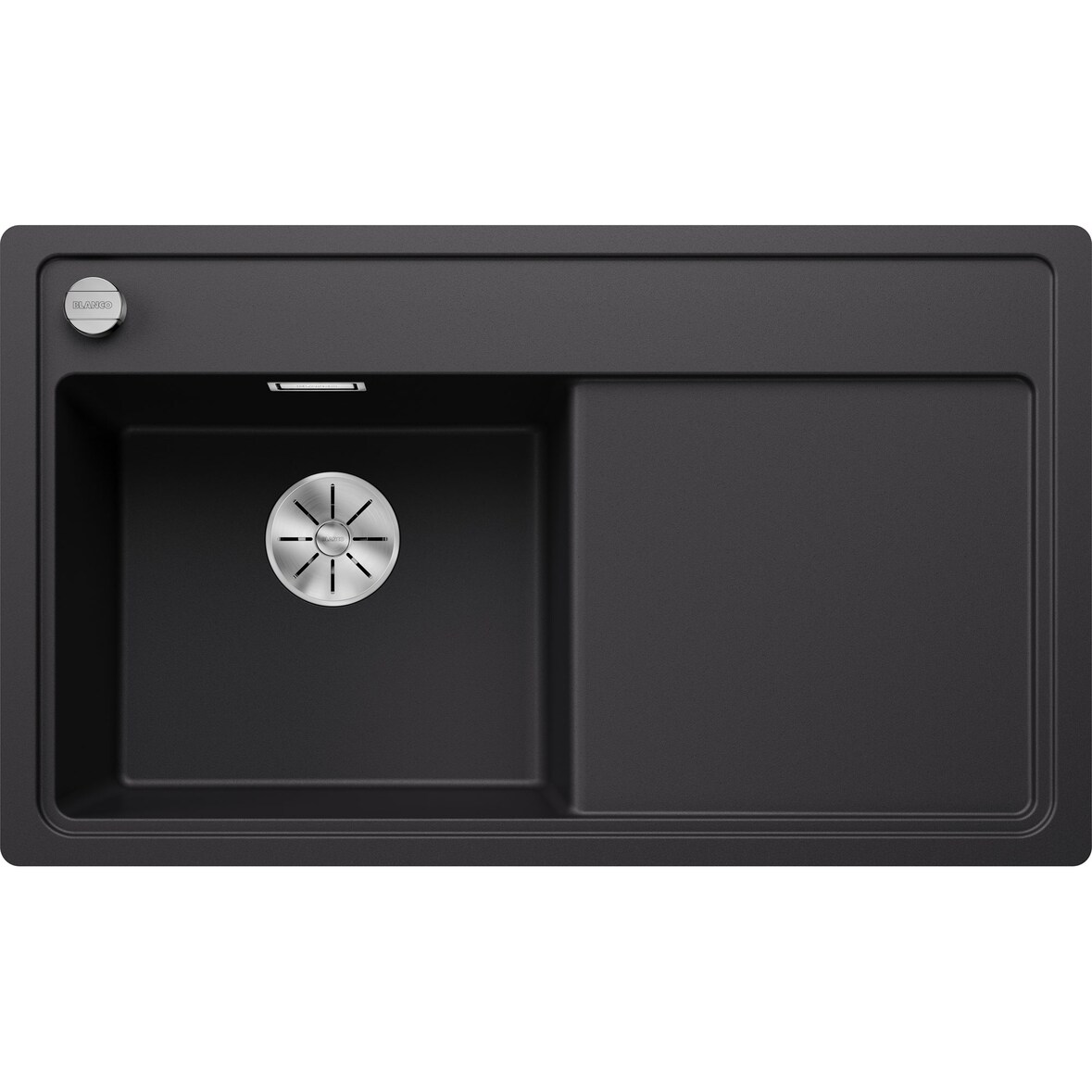 BLANCO ZENAR 45 S-F Spüle, schwarz, flächenbündig ab 45 cm, ohne Zubehör