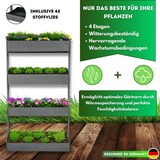thumbnail of Coemo Vertikalbeet Vera aus Holz Hochbeet 4 Etagen Kästen höhenverstellbar und neigbar