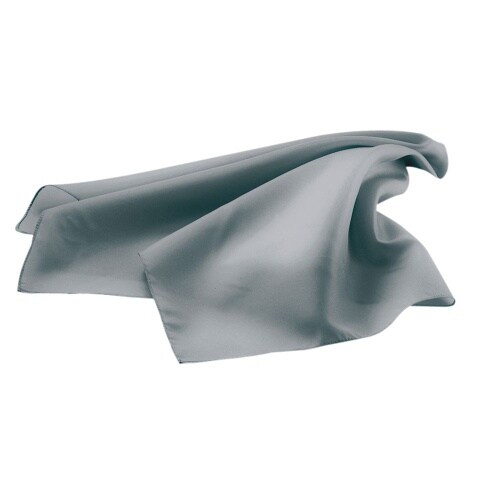 Halstuch B 50 x L 50 cm Fb. silbergrau : silbergrau : 100% Polyester (Business)