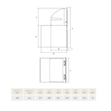 thumbnail of Tremonha em aço inoxidável com gaveta para borras de café e barra de picamarro (354x573) AG-14