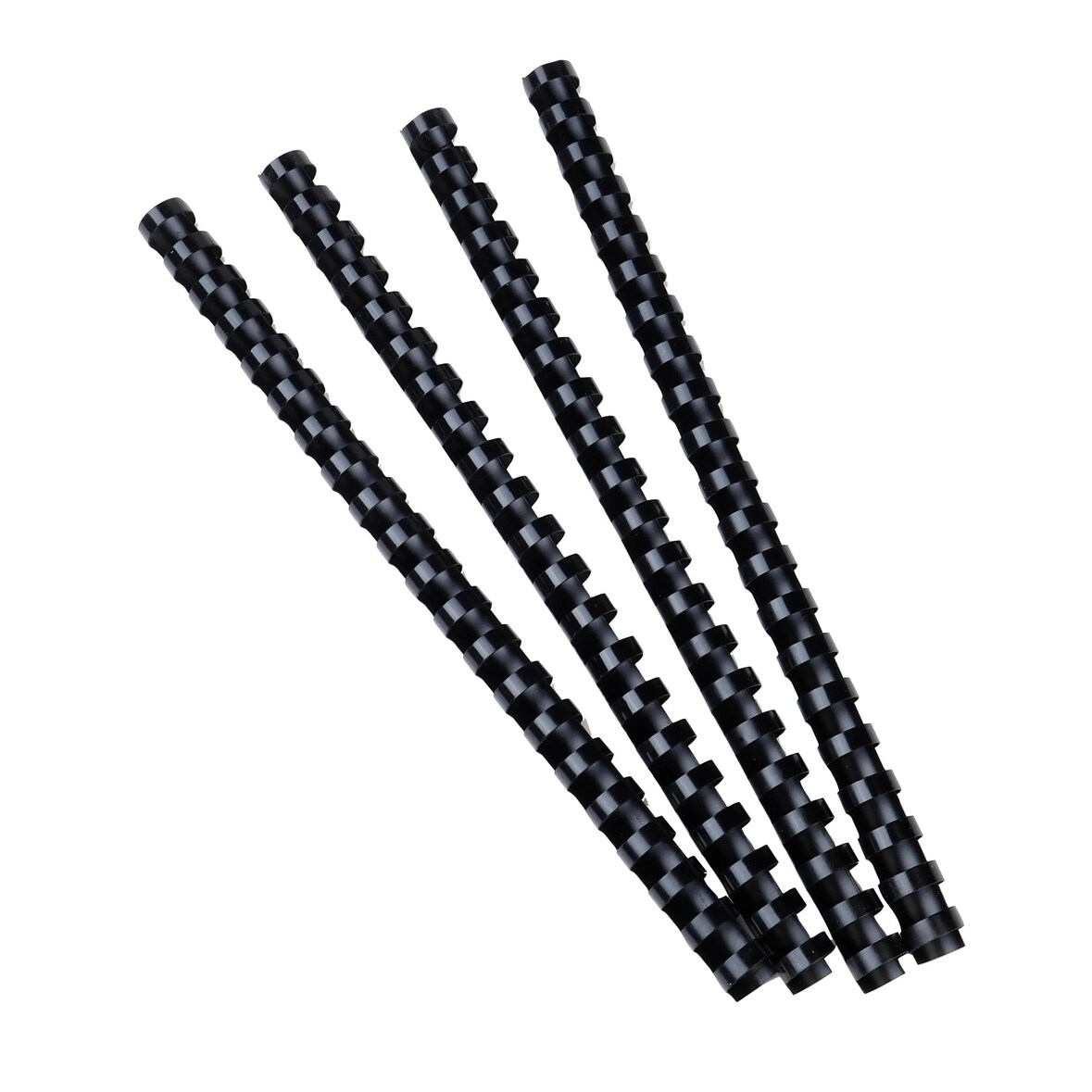 Boîte de 100 peignes à reliure PVC, noir, diamètre 12 mm