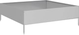 thumbnail of vidaXL Hochbeet 100x100x33,5 cm Verzinkter Stahl