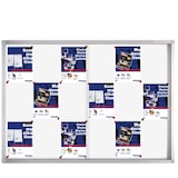 thumbnail of FRANKEN Schaukasten PRO für 9x DIN A4, Metall-Rückwand