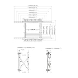 thumbnail of KIMEX - Suporte de parede para ecrã de TV 43''- 110''- Push Pull