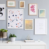 thumbnail of Relaxdays Bilderrahmen 10er Set, verschiedene Größen, Bildercollage, zum Aufhängen oder Hinstellen, Fotorahmen, schwarz