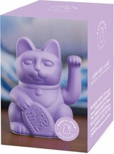 thumbnail of Donkey Products Lucky Cat Maneki Neko, Winkekatze, Kunststoff, Lilac, 15 cm, 330544