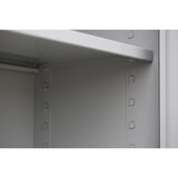 thumbnail of Spind Mehrzweckschrank Kleiderschrank mit Flügeltüren 1950 x 925 x 422 mm lichtgrau/anthrazit