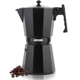 thumbnail of MAGEFESA JAMAICA BLACK Cafetera Italiana o Moka de 9 Tazas Fabricada en Aluminio Extra Grueso, Con Asa Resistente al Calor y Apta en Cualquier Cocina