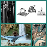 thumbnail of PRIOstahl Augplatte Öse 1 Stück Größe: 30 x 35mm Halterung Deckenhaken Befestigung Edelstahl V2A