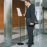 thumbnail of Durable SHERPA® Infoständer - Anthrazitgrau - Höhenverstellbar