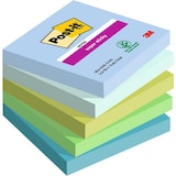 thumbnail of Post-it Super-Haftnotizen Oasis 76 x 76 mm Sortiert 90 Blatt 5 Stück