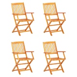 thumbnail of HELLOSHOP26 - Mueble comedor exterior plegable 5 piezas madera maciza de acacia 02_0014708