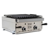 thumbnail of Barbacoa gas  con piedra volcánica. Potencia 7,2 Kw. 2 quemadores.