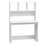thumbnail of Bureau avec étagères Blanc 102x45x148 cm Bois d'ingénierie Modèle Apex Vent