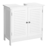 thumbnail of Helloshop26 - Meuble sous lavabo meuble de salle de bain placard de rangement 60 x 30 x 60 cm avec 2 portes persiennes planche 12_0002738