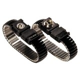 thumbnail of ESD Armband, Metallglieder, schwarz, 3 mm Druckknopf