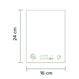 thumbnail of MONOUSO - Flachbeutel Markt Home Compost “Classic” 16x24cm 12µm (5.000 Stück)
