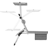 thumbnail of tectake Aluminium Sonnenliege Aurelie gepolstert, klappbar  Grau-Meliert