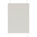 thumbnail of vidaXL Plissee Hellgrau 100x150 cm Stoffbreite 99,4 cm Polyester